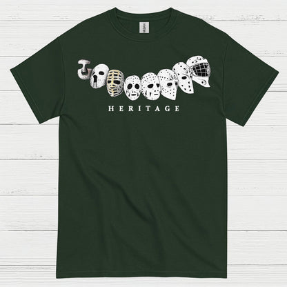 Hockey Heritage Goalie Mask Evolution T Shirt
