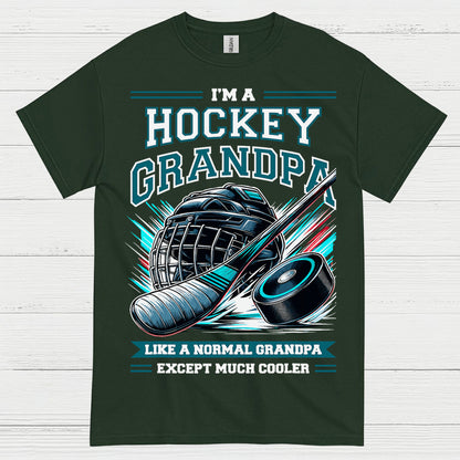 I’m a Hockey Grandpa T-Shirt Funny Hockey Gift for Grandpas