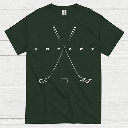 Minimalist Hockey Crossed Sticks T-Shirt