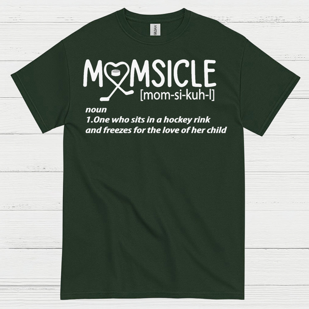 Momsicle Hockey Mom Definition T Shirt