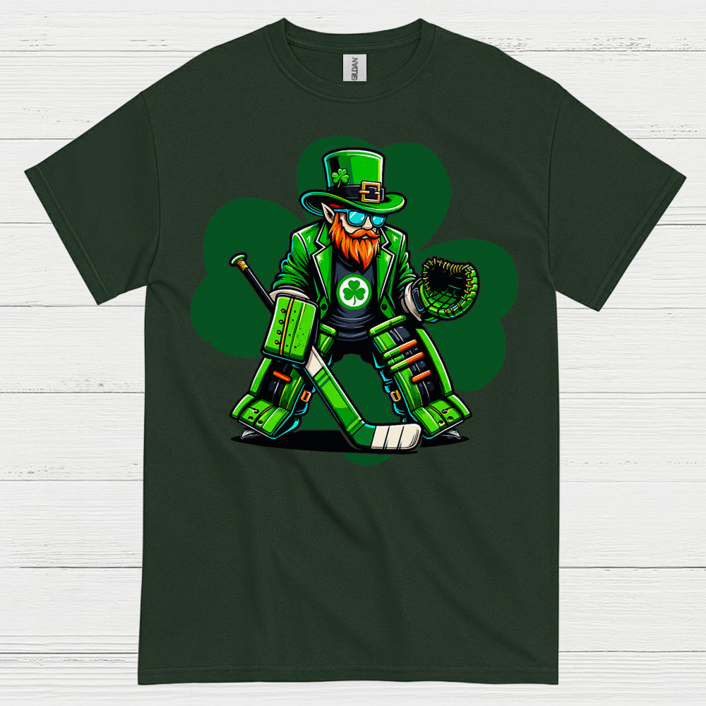 St Patricks Day Hockey Goalie T Shirt