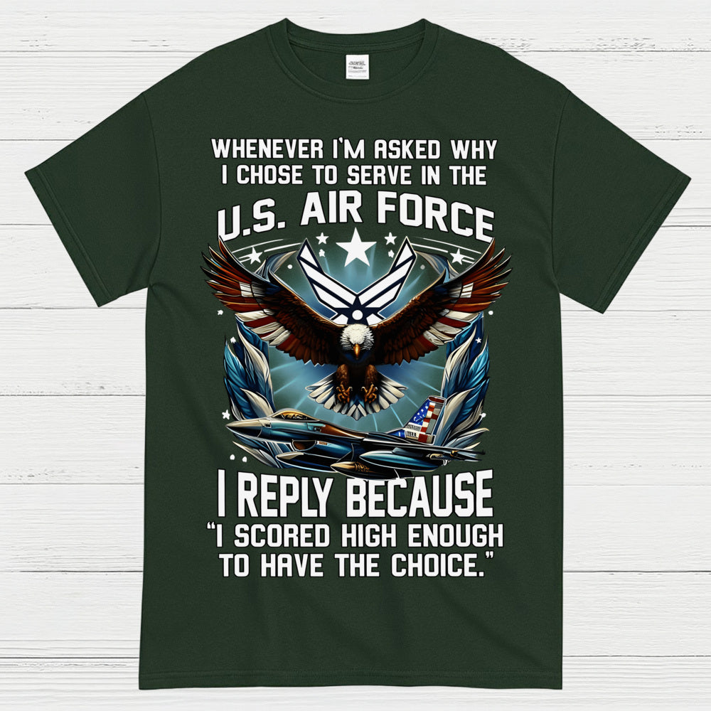 US Air Force Veteran Scored High Enough T-Shirt