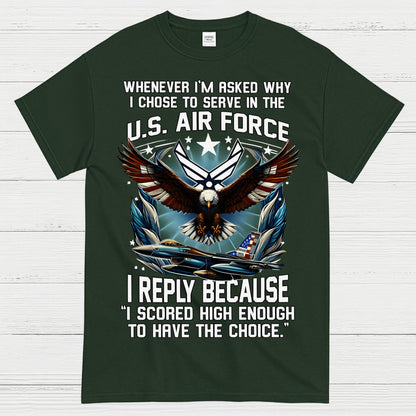 US Air Force Veteran Scored High Enough T-Shirt