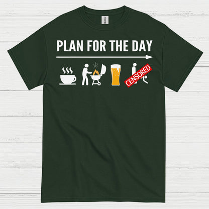 Plan For The Day BBQ T Shirt
