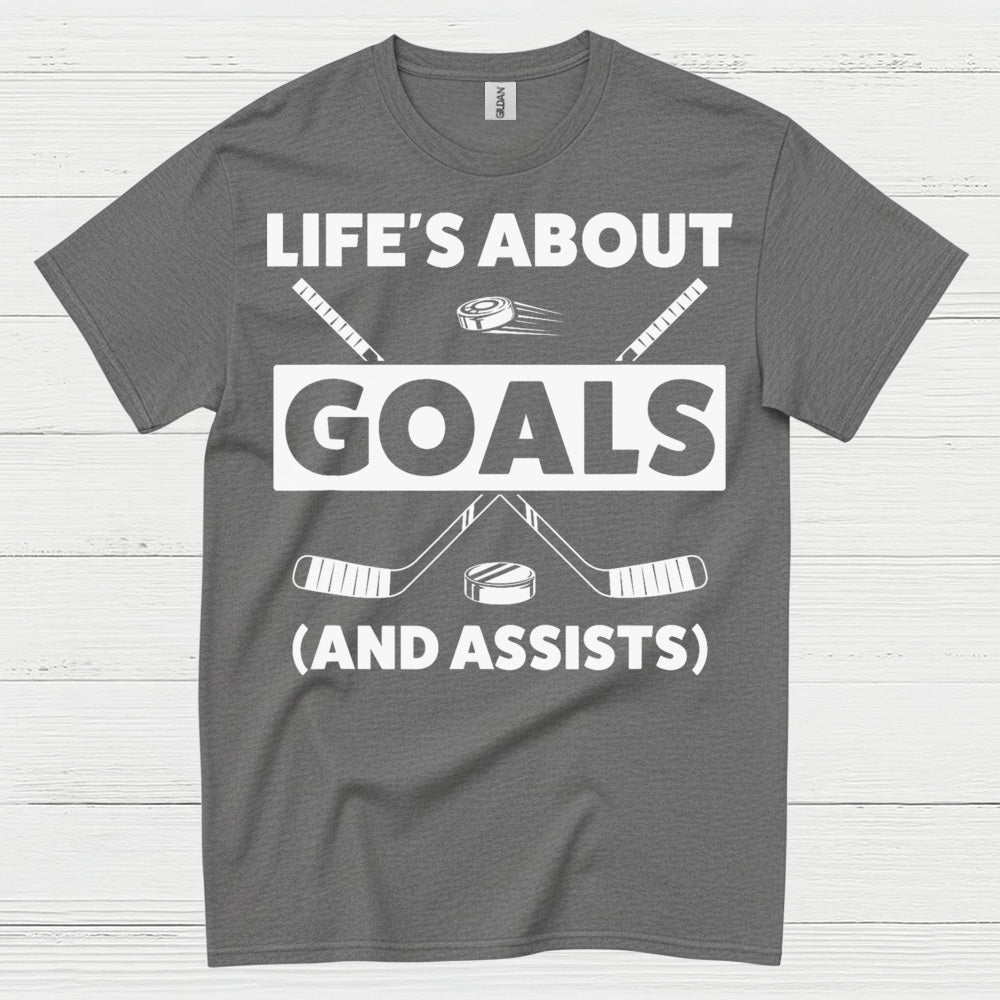 Goals And Assists Hockey T-Shirt