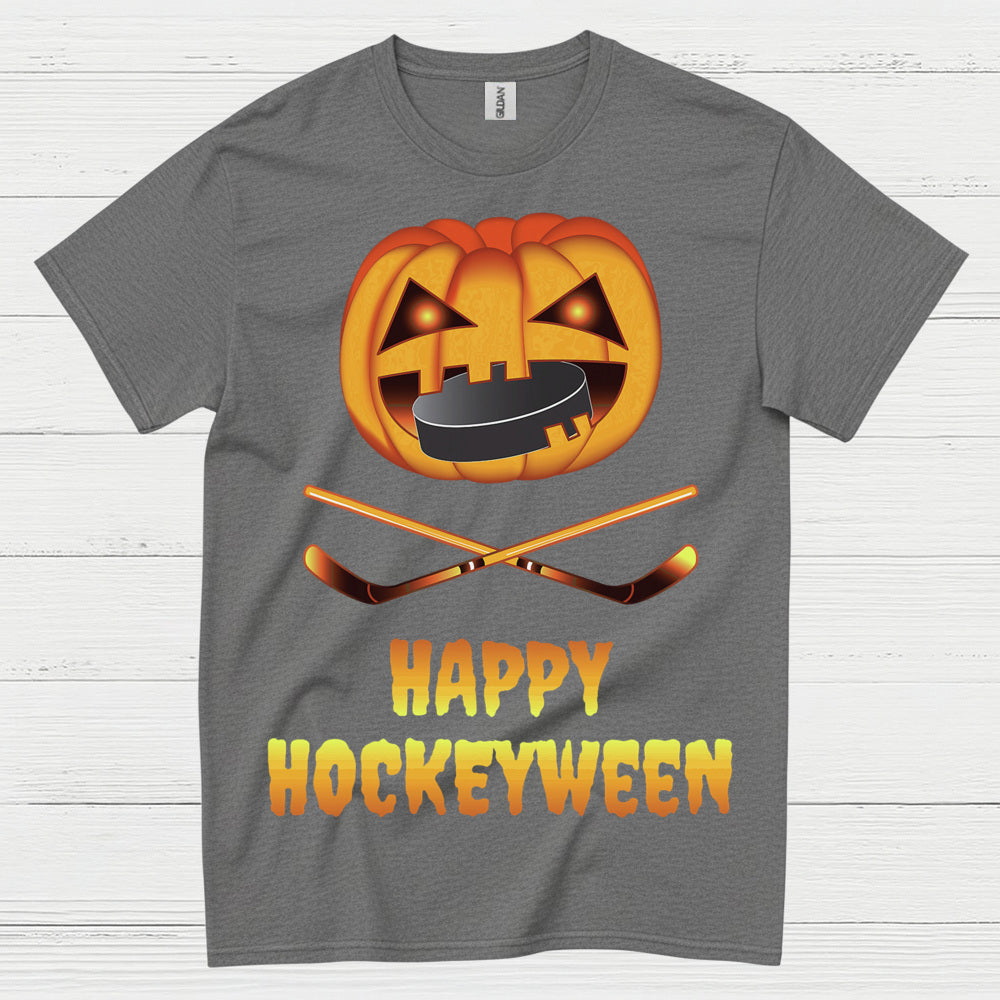 Happy Hockeyween Halloween Hockey T-Shirt