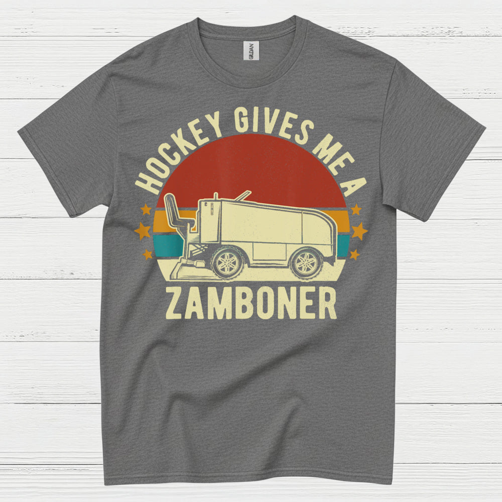 Hockey Gives Me A Zamboner Funny Hockey T-Shirt