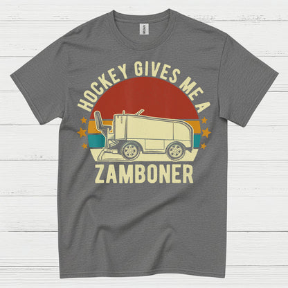 Hockey Gives Me A Zamboner Funny Hockey T-Shirt