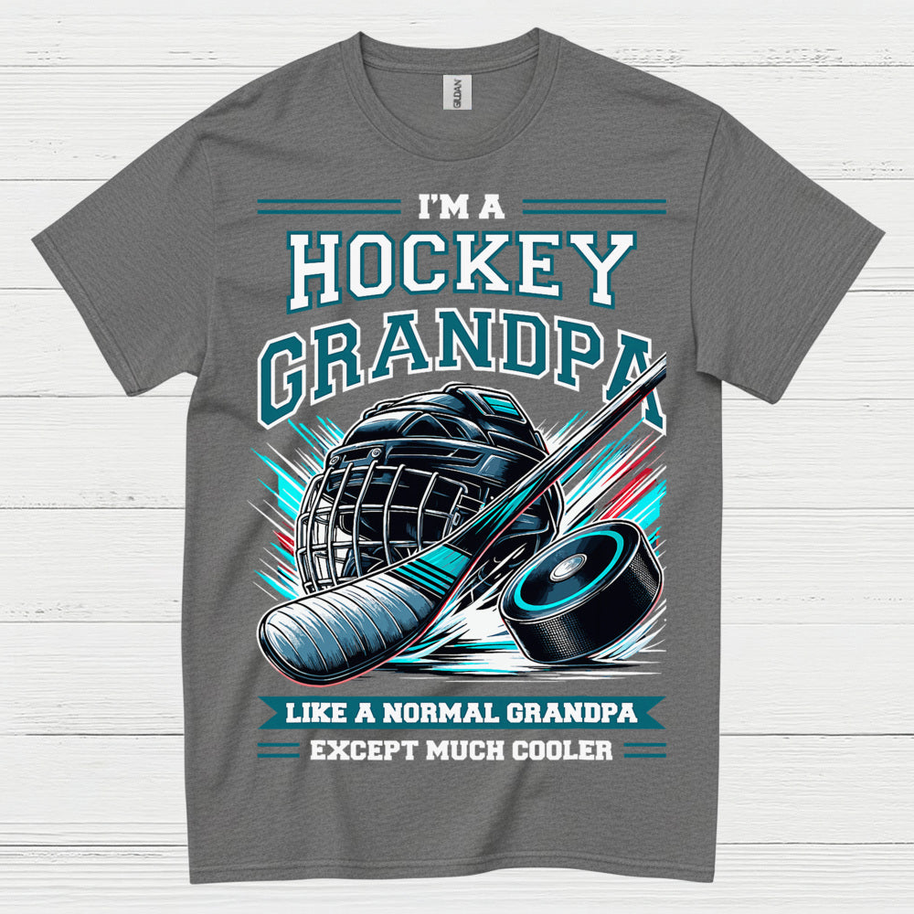 I’m a Hockey Grandpa T-Shirt Funny Hockey Gift for Grandpas