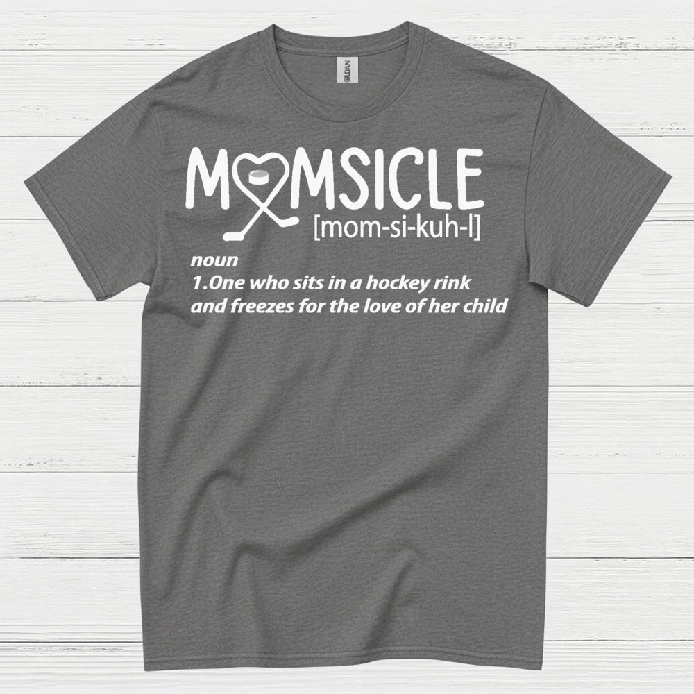 Momsicle Hockey Mom Definition T Shirt