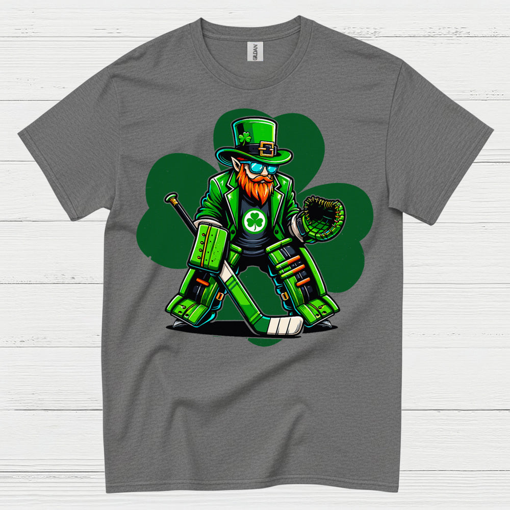 St Patricks Day Hockey Goalie T Shirt