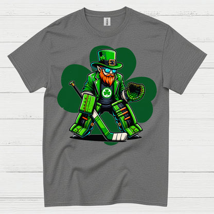 St Patricks Day Hockey Goalie T Shirt