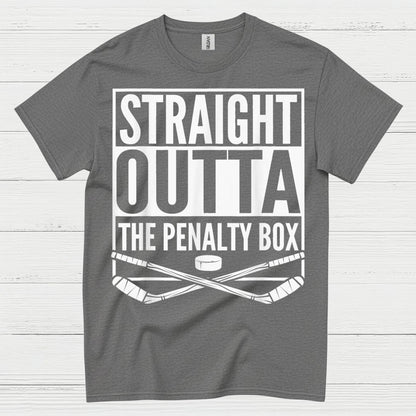 Straight Outta The Penalty Box Hockey T-Shirt