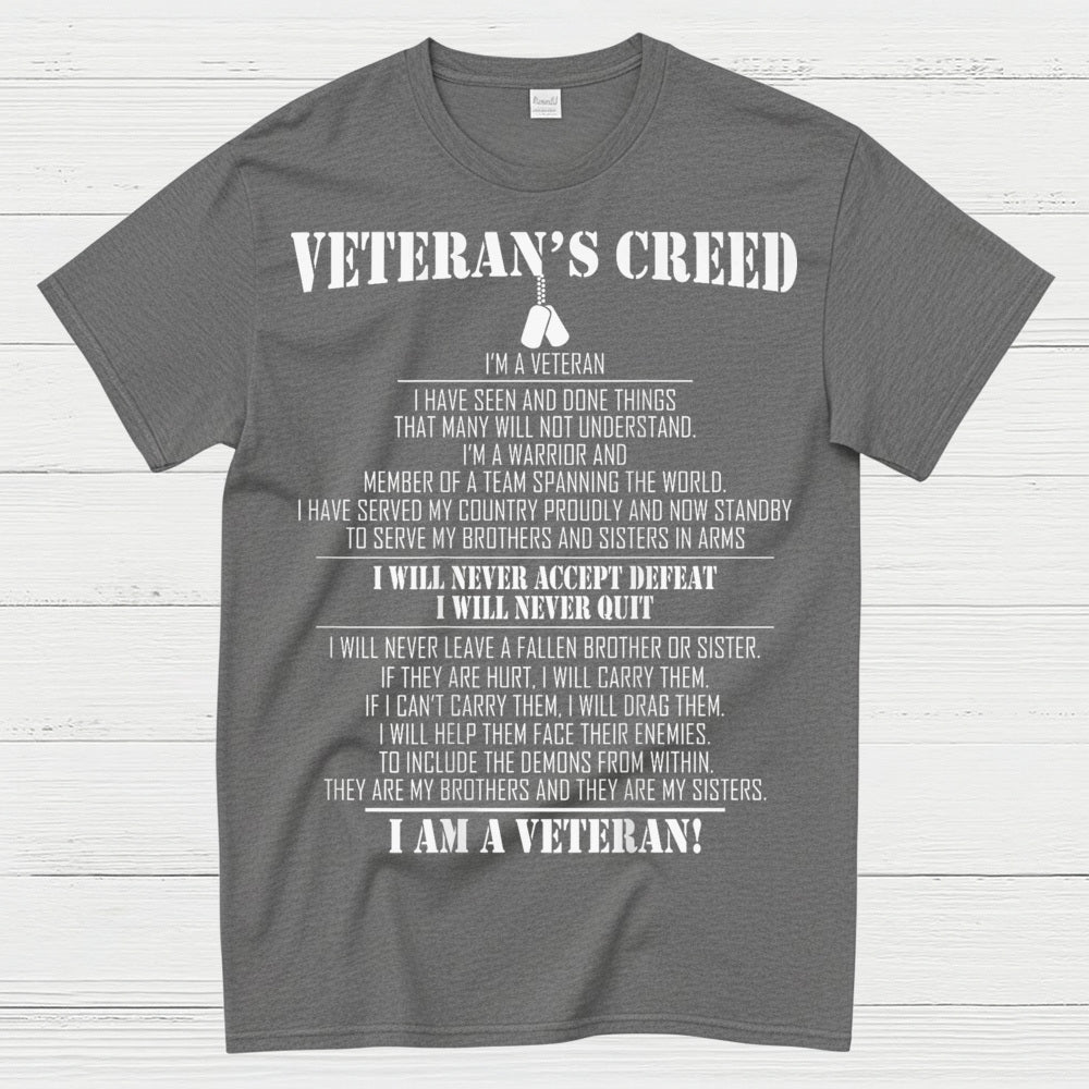 Veteran’s Creed I Am A Veteran T-Shirt