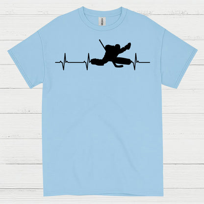 Hockey Heartbeat Player Silhouette T Shirt
