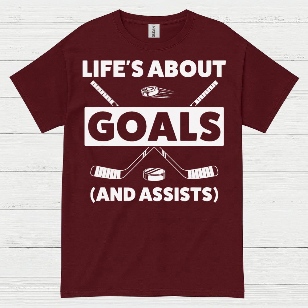 Goals And Assists Hockey T-Shirt