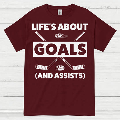 Goals And Assists Hockey T-Shirt