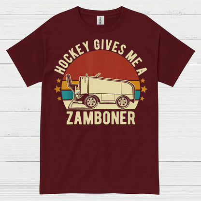 Hockey Gives Me A Zamboner Funny Hockey T-Shirt