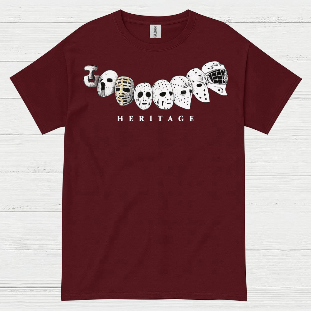 Hockey Heritage Goalie Mask Evolution T Shirt