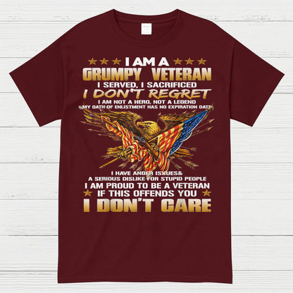 I Am A Grumpy Veteran T-Shirt