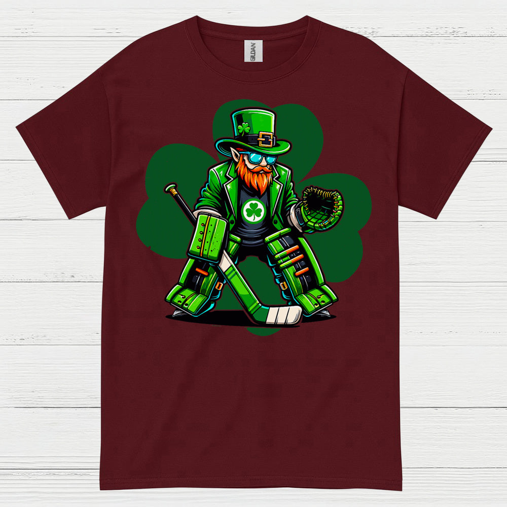 St Patricks Day Hockey Goalie T Shirt