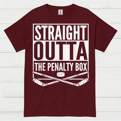 Straight Outta The Penalty Box Hockey T-Shirt