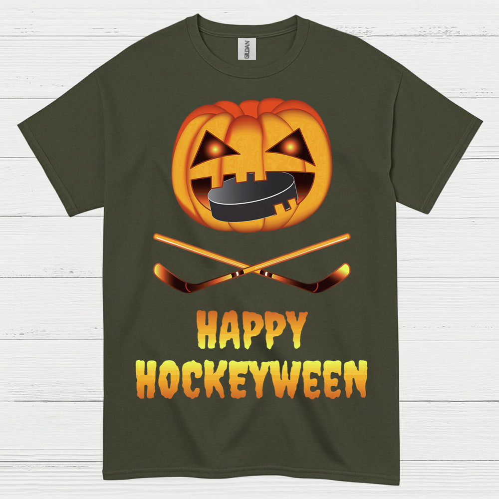 Happy Hockeyween Halloween Hockey T-Shirt