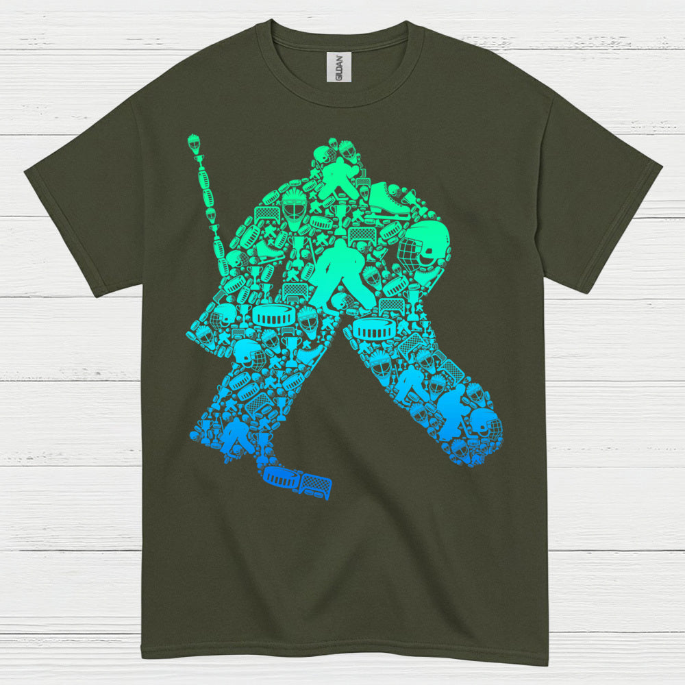 Hockey Goalie Silhouette T-Shirt