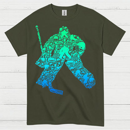Hockey Goalie Silhouette T-Shirt