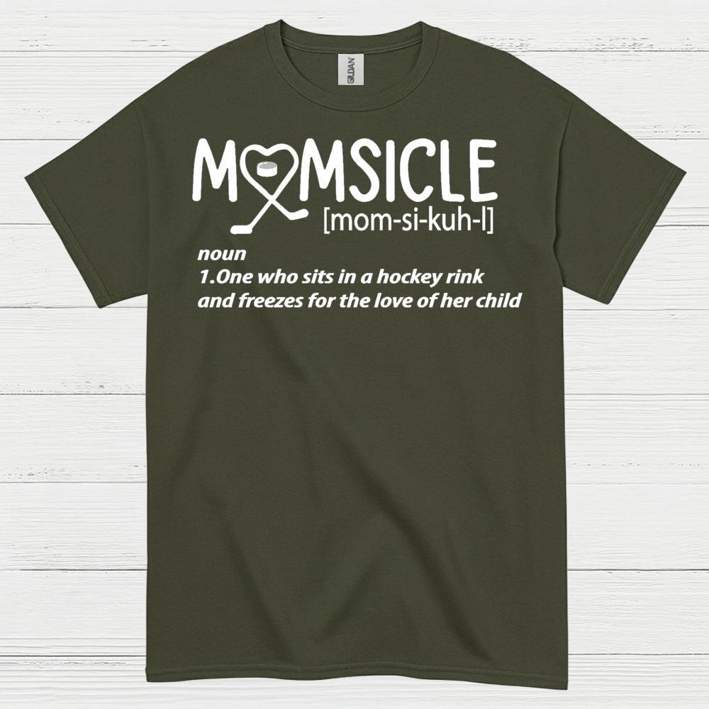 Momsicle Hockey Mom Definition T Shirt