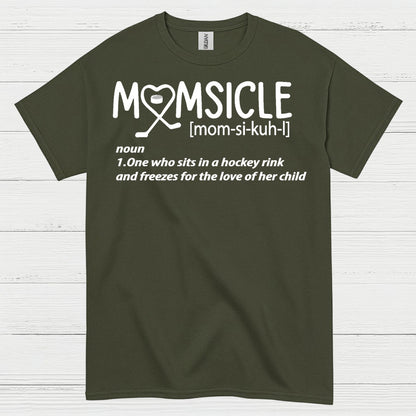 Momsicle Hockey Mom Definition T Shirt