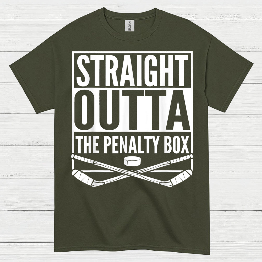 Straight Outta The Penalty Box Hockey T-Shirt