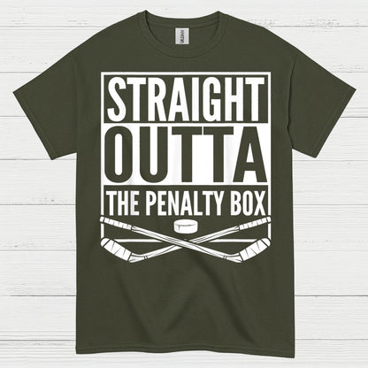 Straight Outta The Penalty Box Hockey T-Shirt