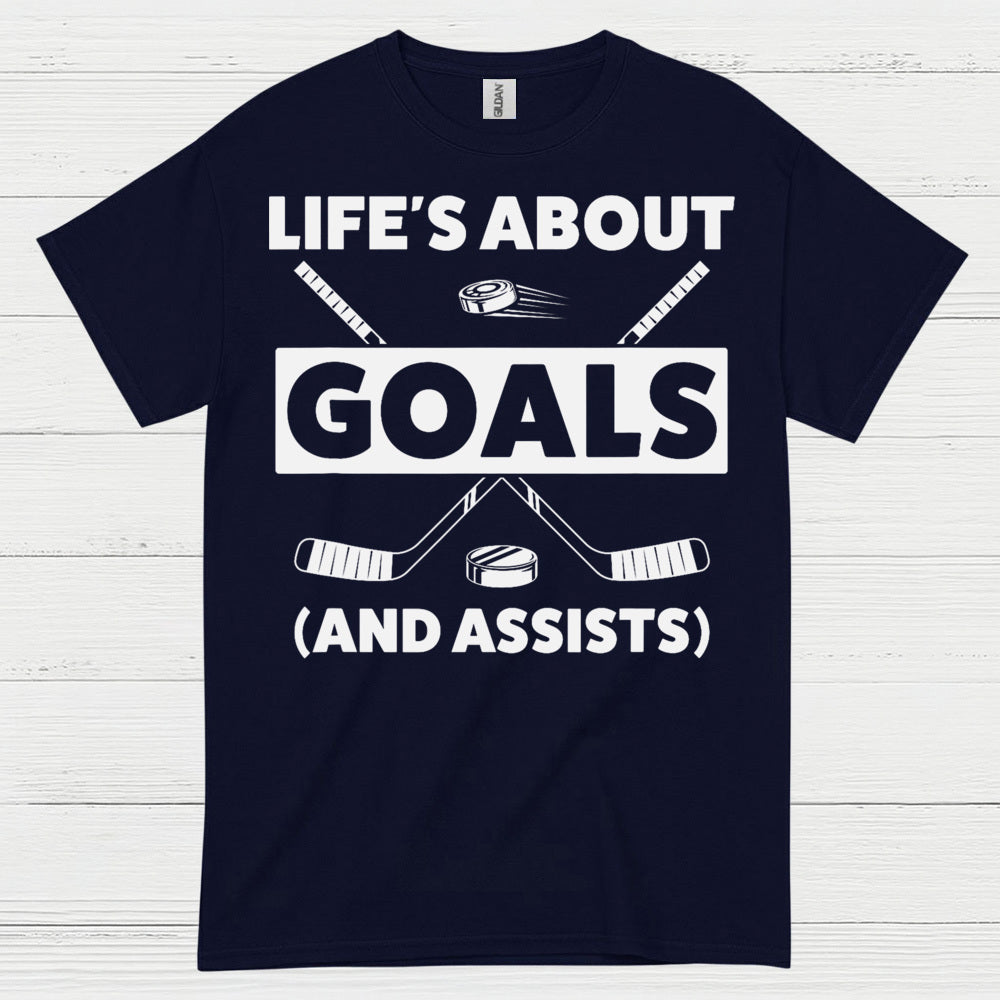 Goals And Assists Hockey T-Shirt
