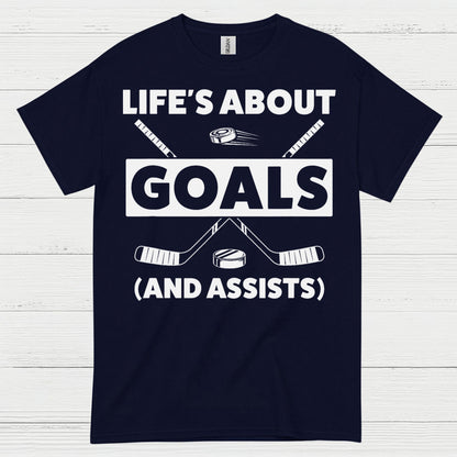 Goals And Assists Hockey T-Shirt