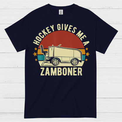 Hockey Gives Me A Zamboner Funny Hockey T-Shirt