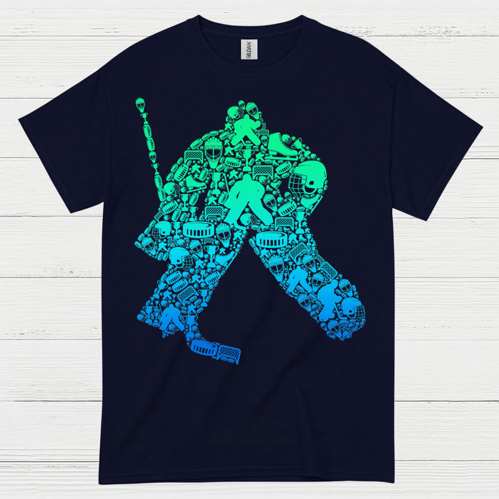 Hockey Goalie Silhouette T-Shirt