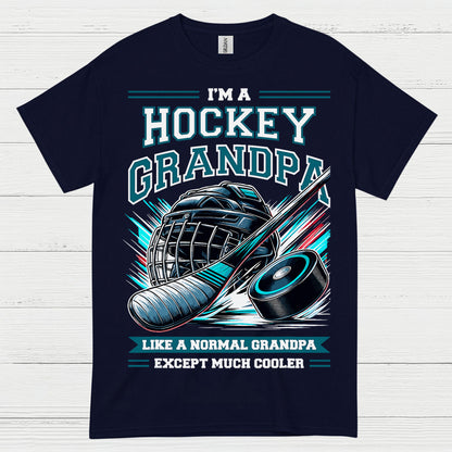 I’m a Hockey Grandpa T-Shirt Funny Hockey Gift for Grandpas