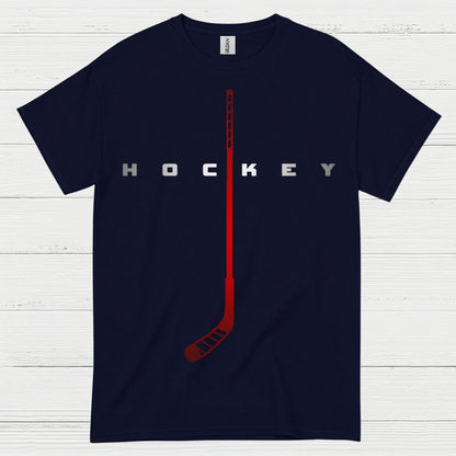 Minimalist Hockey Stick Graphic T-Shirt