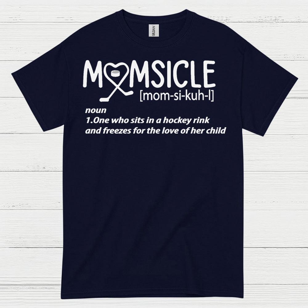 Momsicle Hockey Mom Definition T Shirt