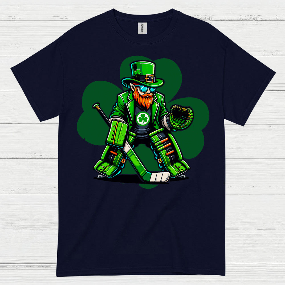St Patricks Day Hockey Goalie T Shirt