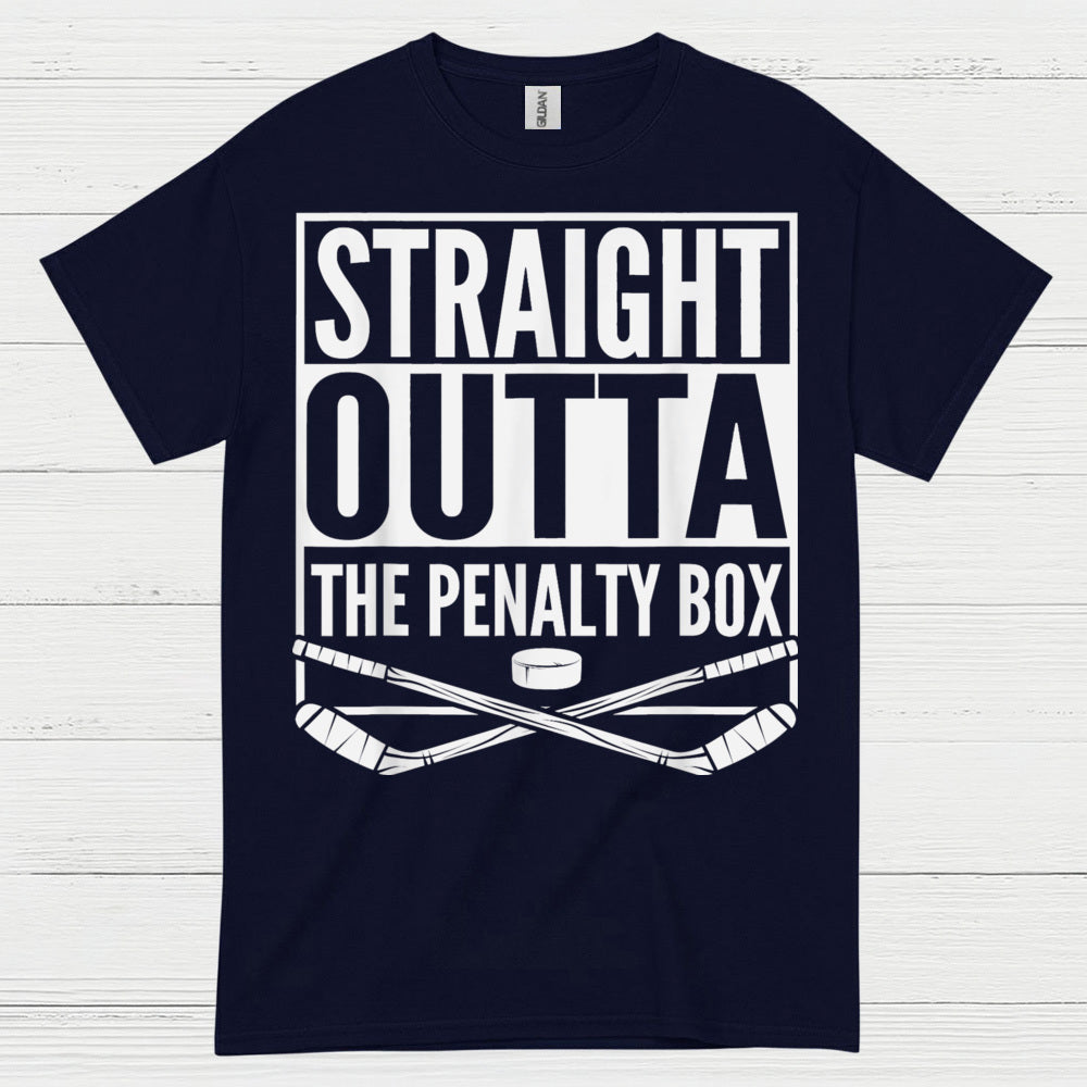 Straight Outta The Penalty Box Hockey T-Shirt