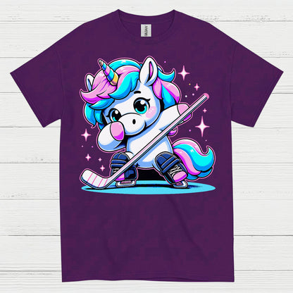 Cute Unicorn Hockey T-Shirt