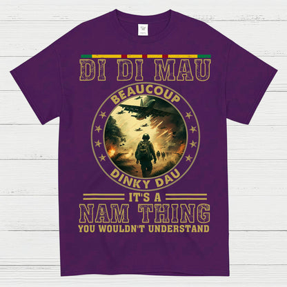 Di Di Mau Beaucoup Dinky Dau Vietnam Veteran T-Shirt
