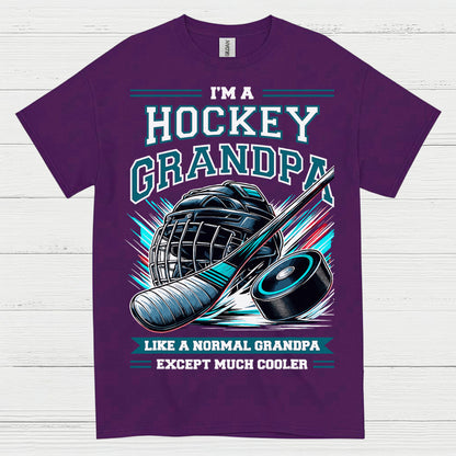 I’m a Hockey Grandpa T-Shirt Funny Hockey Gift for Grandpas