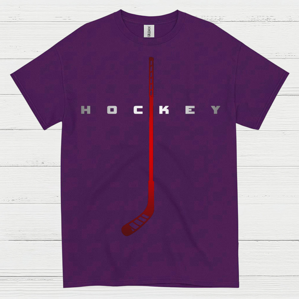 Minimalist Hockey Stick Graphic T-Shirt