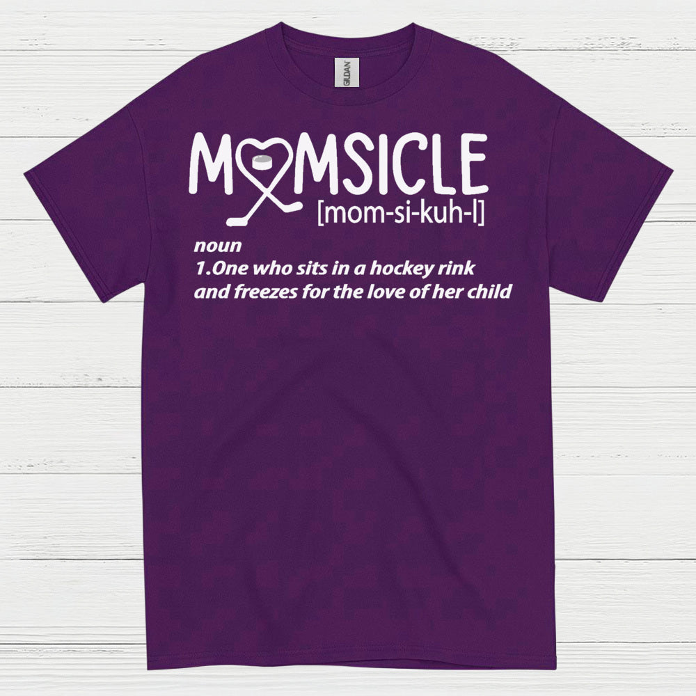 Momsicle Hockey Mom Definition T Shirt