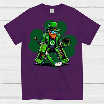 St Patricks Day Hockey Goalie T Shirt