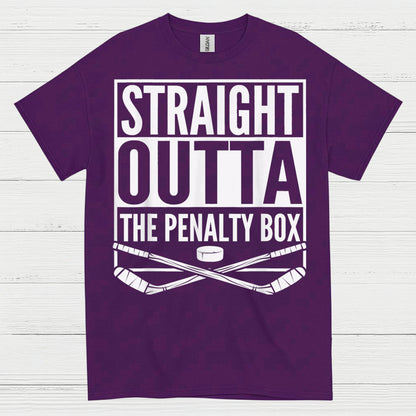 Straight Outta The Penalty Box Hockey T-Shirt