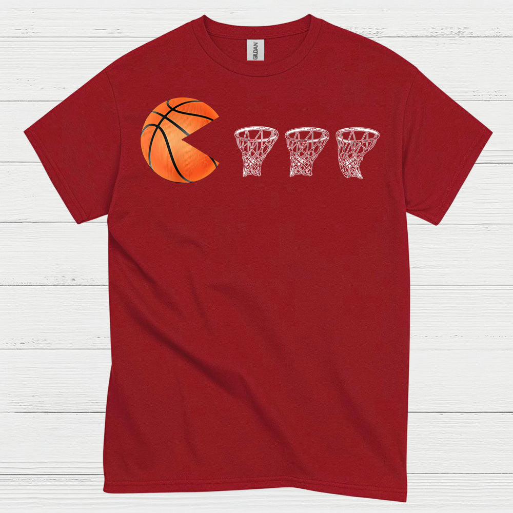 Basketball Pacman Hoops T Shirt
